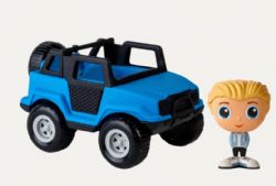 FLEK - VÉHICULE TOUT-TERRAIN BLEU AVEC FIGURINE CHARLIE